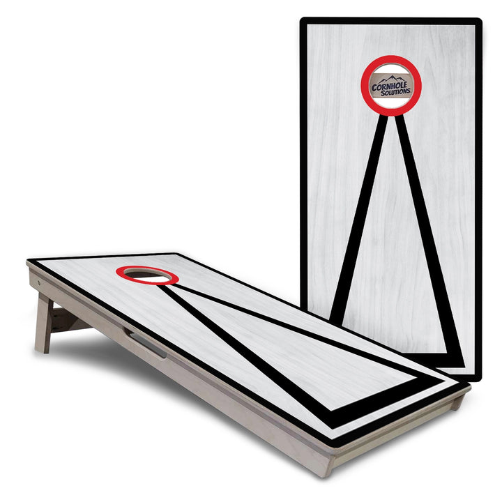 Grey Wash Hole Ring Cornhole Boards – Tournament Series