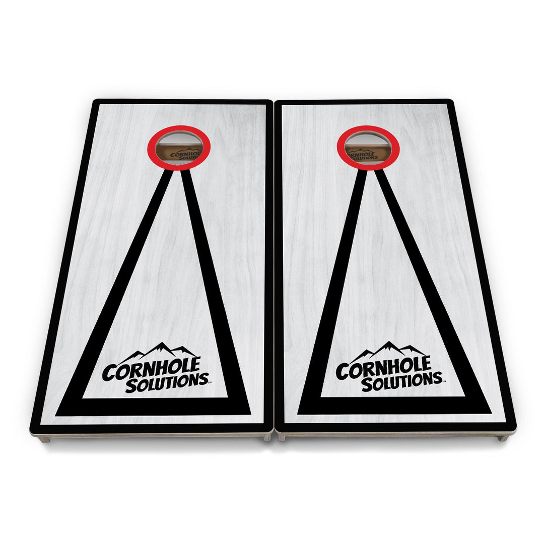 Grey Wash Hole Ring Cornhole Boards – Tournament Series