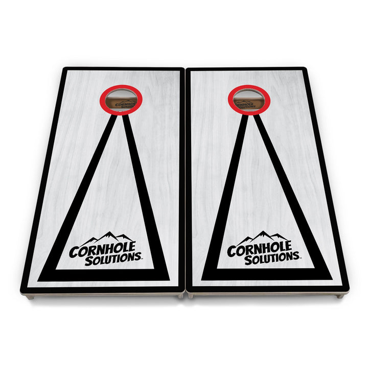 Grey Wash Hole Ring Cornhole Boards – Tournament Series