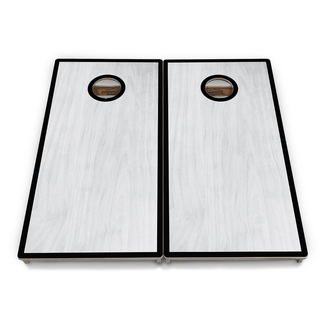 Grey Wash Hole Ring Cornhole Boards – Tournament Series