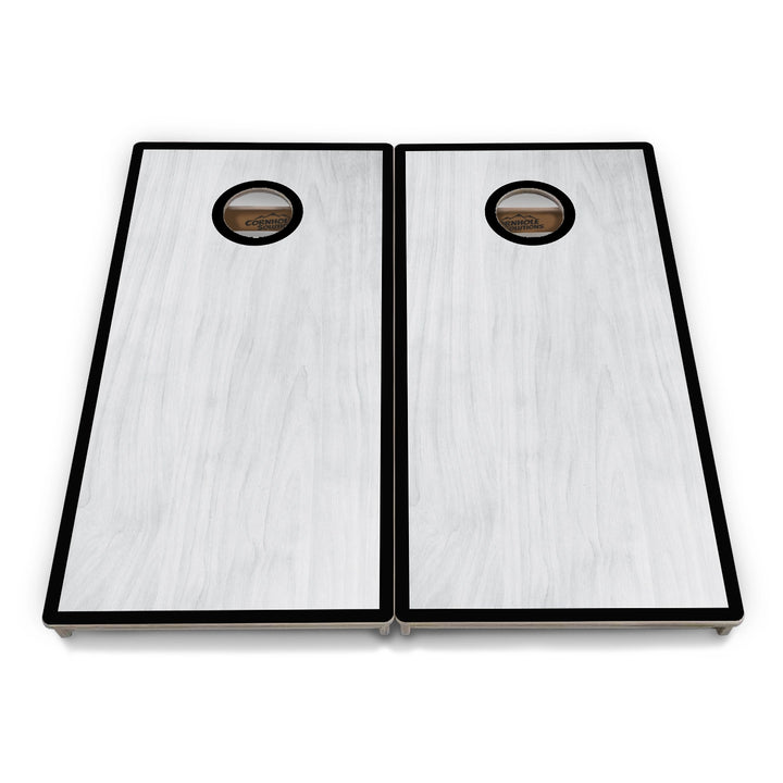 Grey Wash Hole Ring Cornhole Boards – Tournament Series