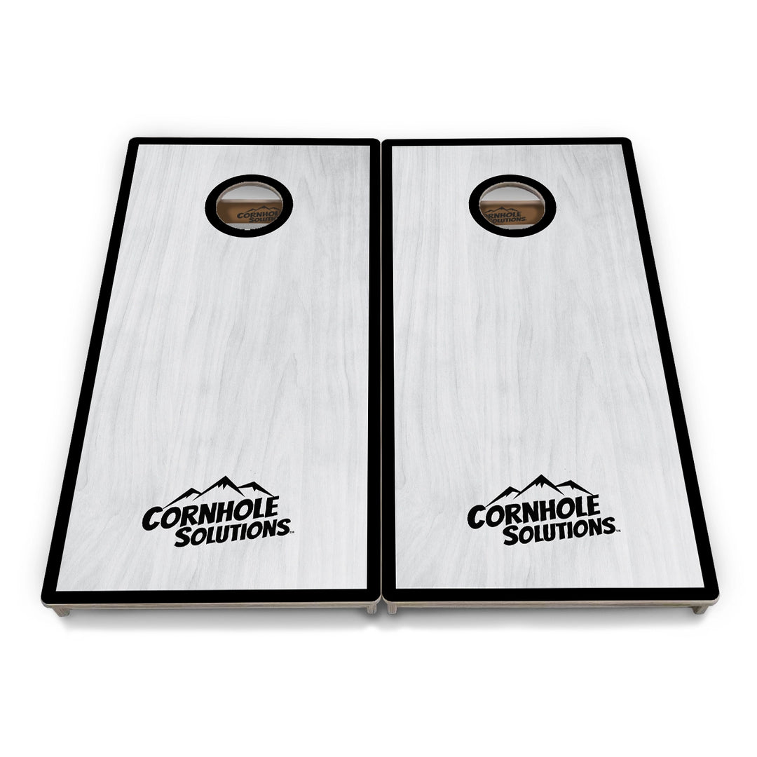 Grey Wash Hole Ring Cornhole Boards – Tournament Series