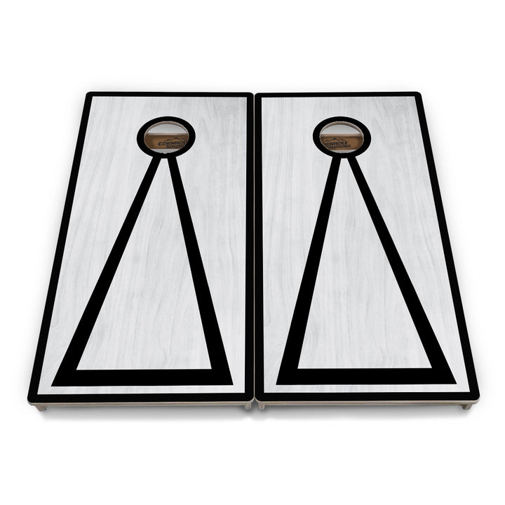 Grey Wash Hole Ring Cornhole Boards – Tournament Series