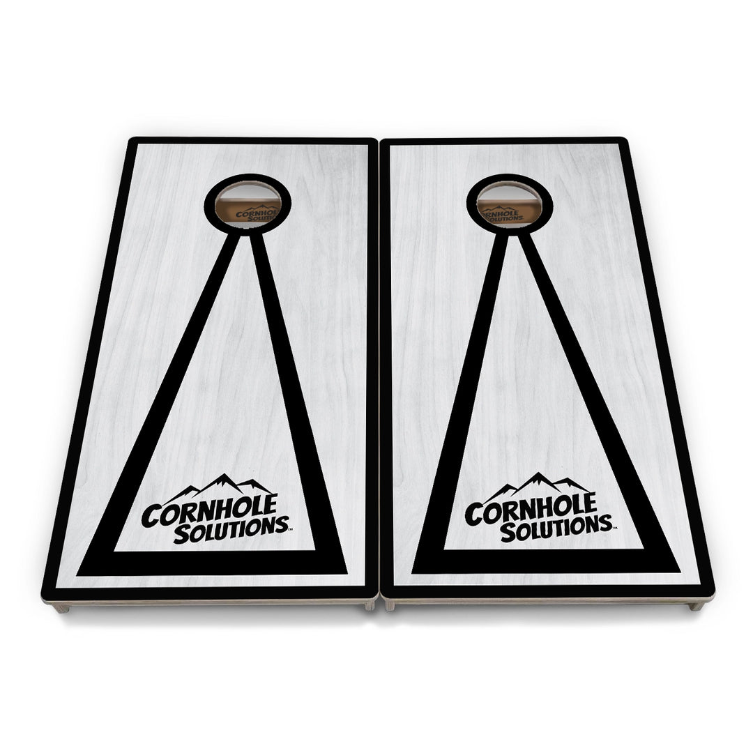 Grey Wash Hole Ring Cornhole Boards – Tournament Series