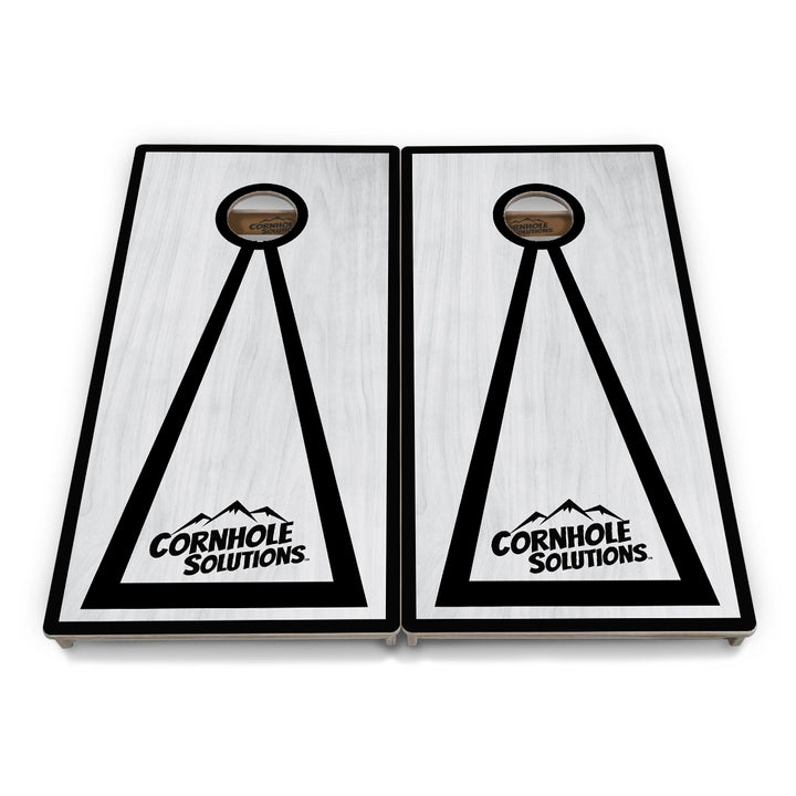 Grey Wash Hole Ring Cornhole Boards – Tournament Series