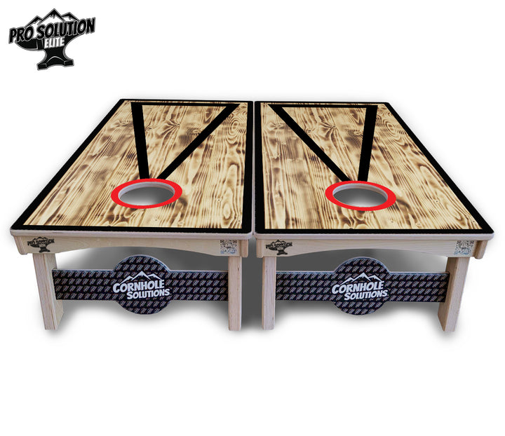 Burnt Triangle Cornhole Boards - Pro Solution Elite Series