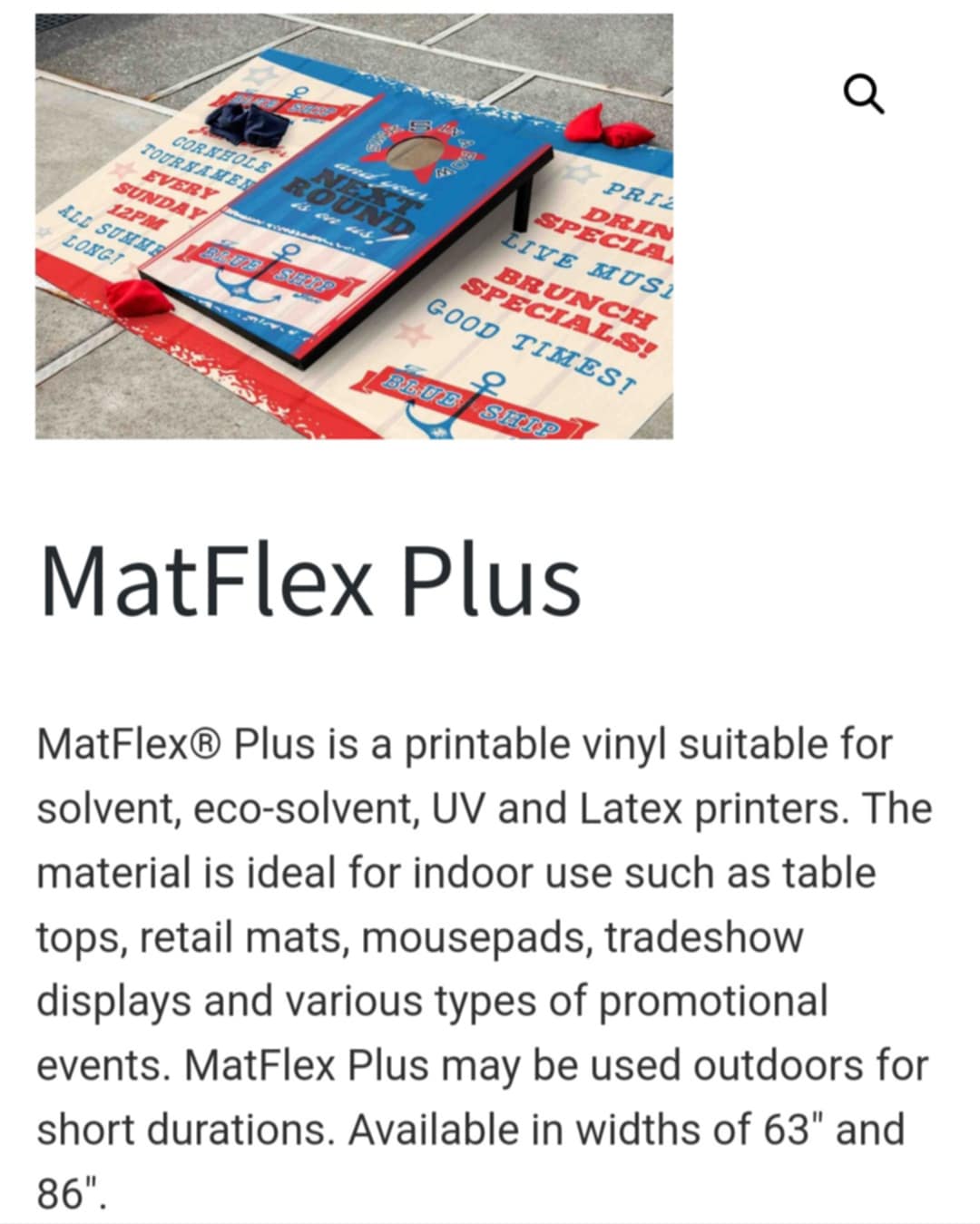 Custom Cornhole Pitching Mats (2 mats, 5'x8')
