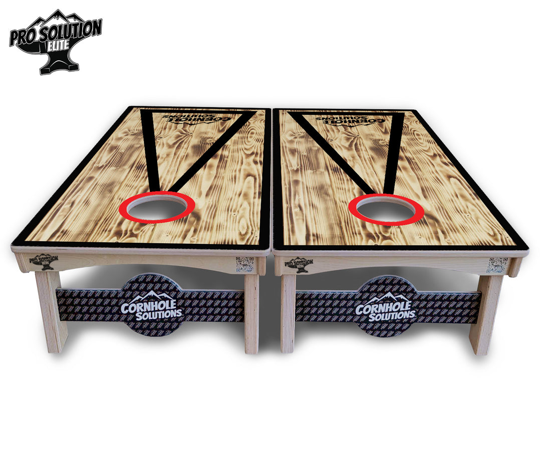Burnt Triangle Cornhole Boards - Pro Solution Elite Series