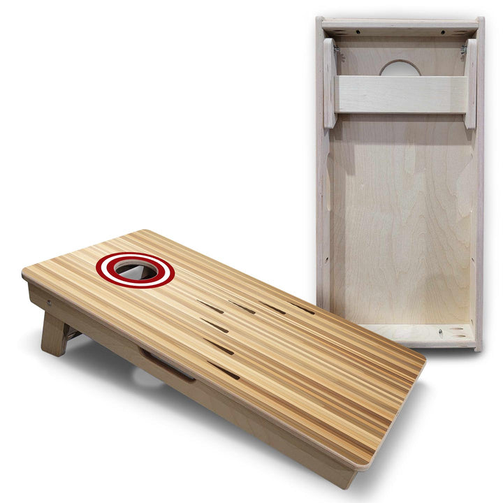 Bowling NO LOGO - Vacation Cornhole Board Set (16" x 32") with 8 Mini Bags
