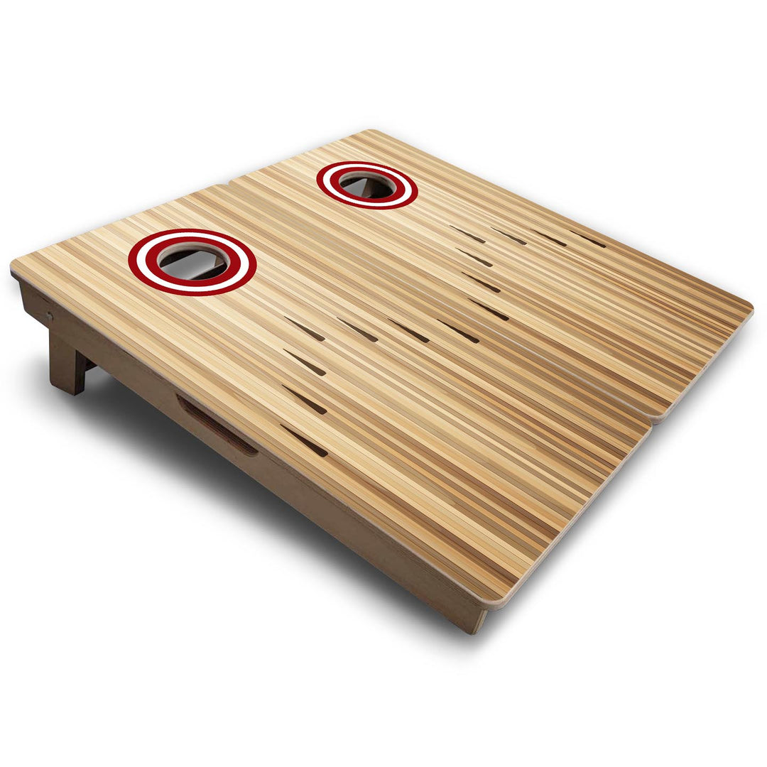 Bowling NO LOGO - Vacation Cornhole Board Set (16" x 32") with 8 Mini Bags
