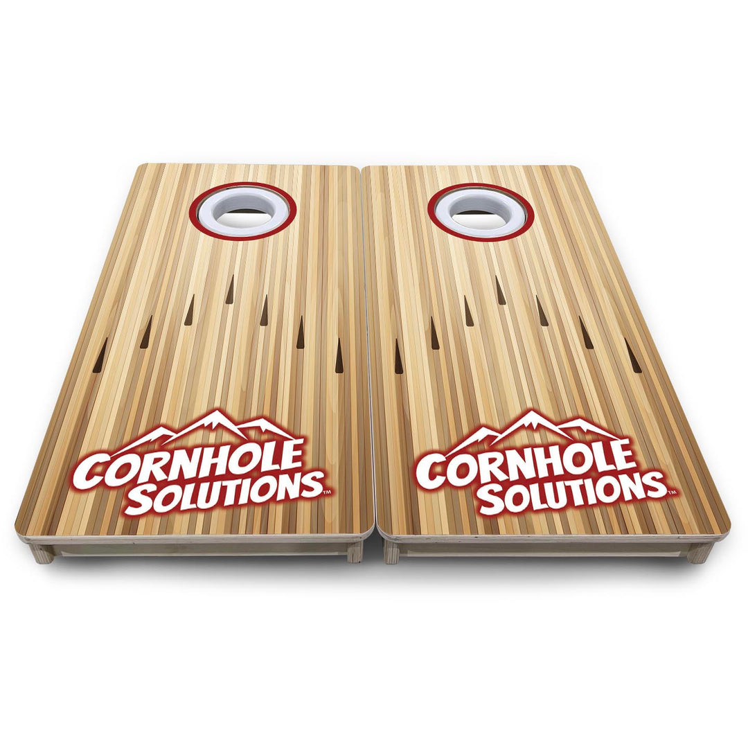 Bowling CS Logo - Mini or Vacation Size Cornhole Boards