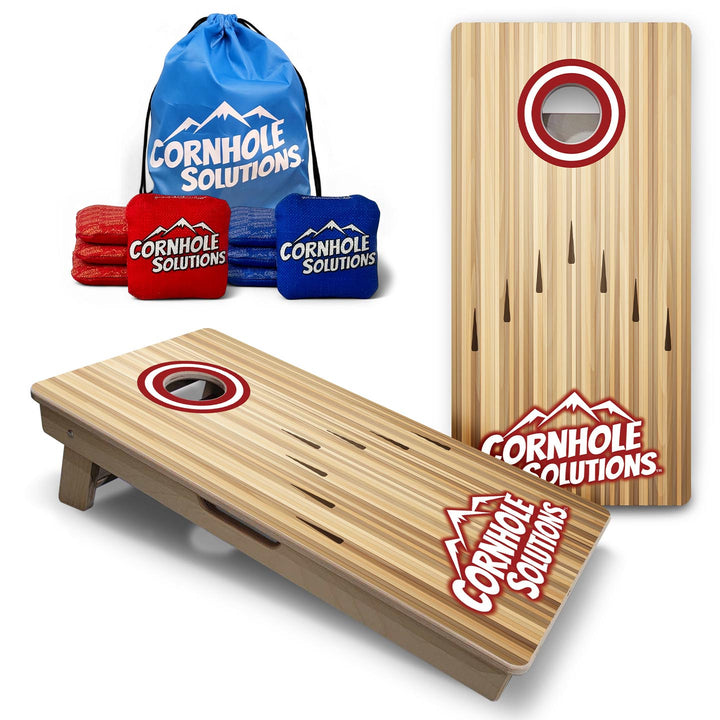 Bowling - Vacation Cornhole Board Set (16" x 32") with 8 Mini Bags