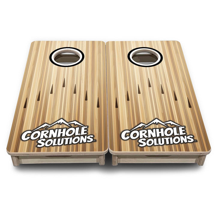 Bowling Black CS Logo - Mini or Vacation Size Cornhole Boards
