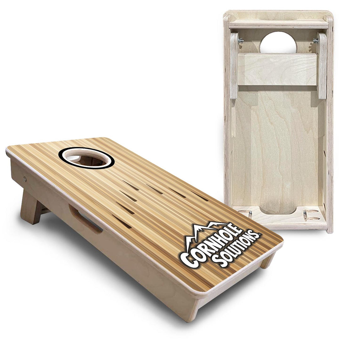 Bowling Black CS Logo - Mini or Vacation Size Cornhole Boards