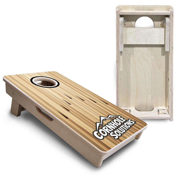 Bowling Black CS Logo - Mini or Vacation Size Cornhole Boards