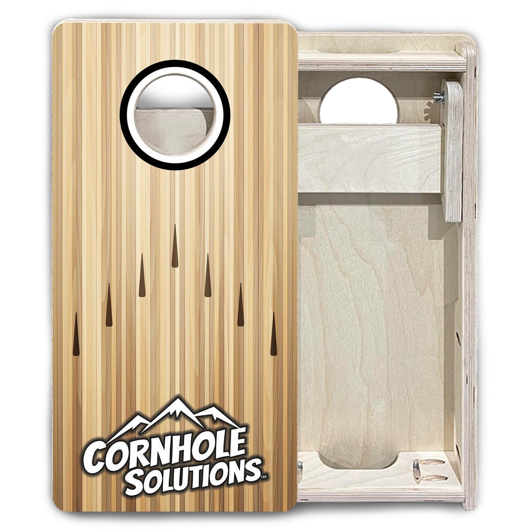 Bowling Black CS Logo - Mini or Vacation Size Cornhole Boards