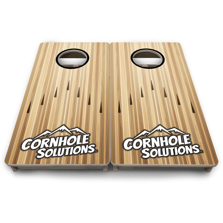 Bowling Black CS Logo - Mini or Vacation Size Cornhole Boards