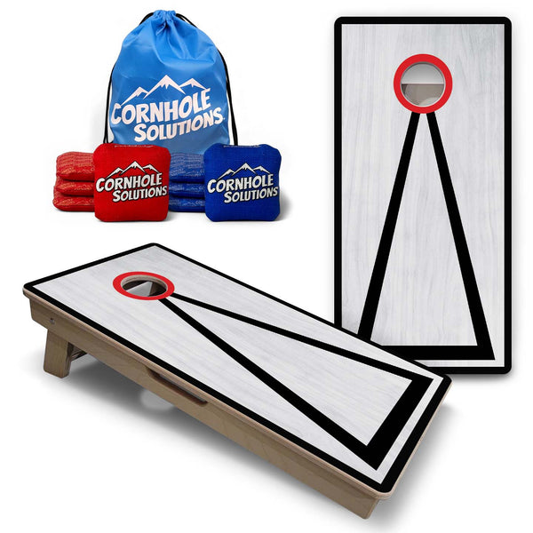 Vacation Cornhole Boards - Grey Wash