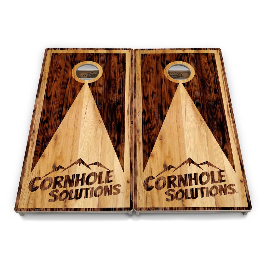 Wooden Triangle Cornhole Boards – Tournament Series