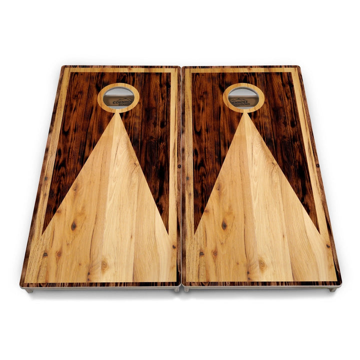 Wooden Triangle Cornhole Boards – Tournament Series