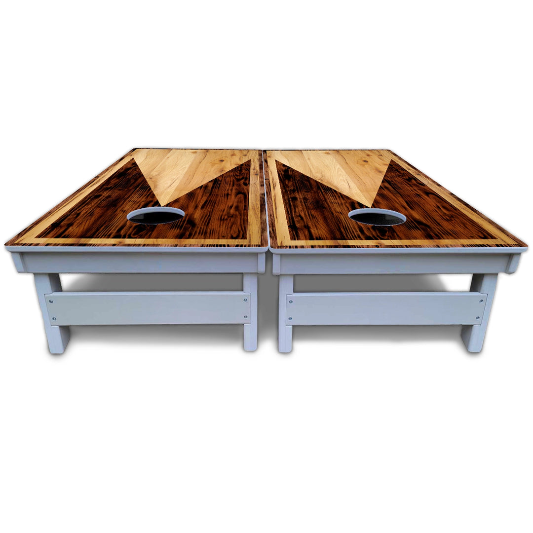 Wooden Triangle Cornhole Boards - All Weather Series