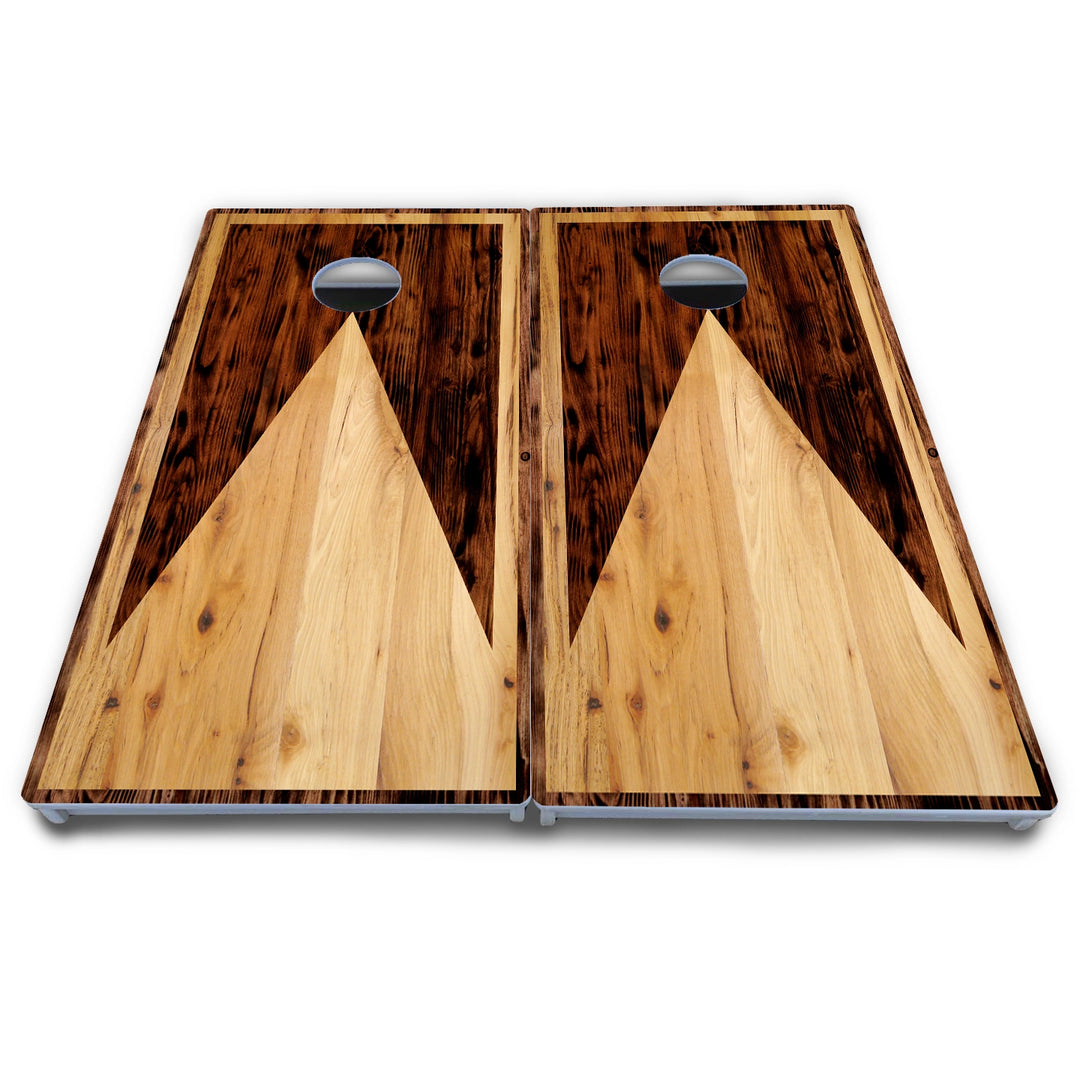 Wooden Triangle Cornhole Boards - All Weather Series