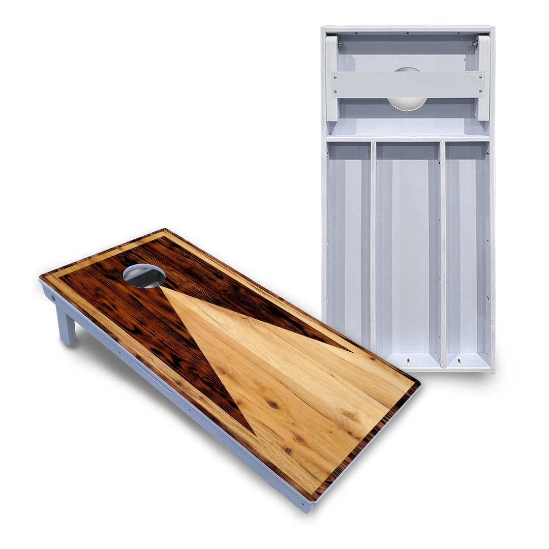 Wooden Triangle Cornhole Boards - All Weather Series