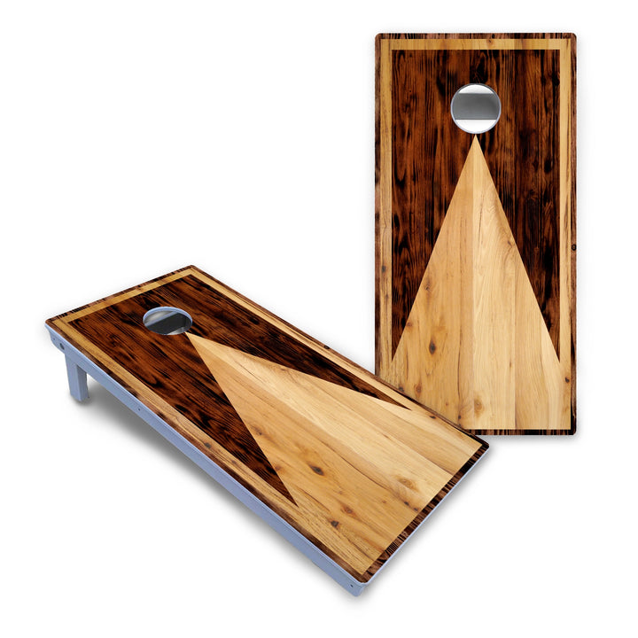 Wooden Triangle Cornhole Boards - All Weather Series