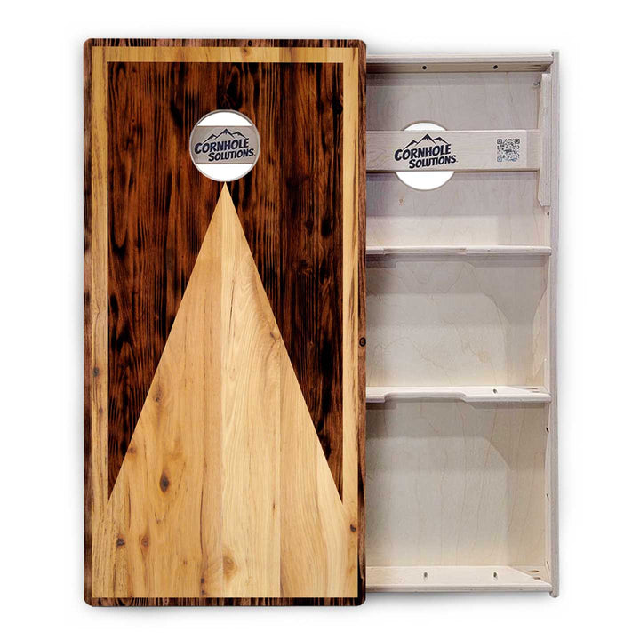 Holiday Special - Wooden Triangle Cornhole Boards - Professional Tournament Series