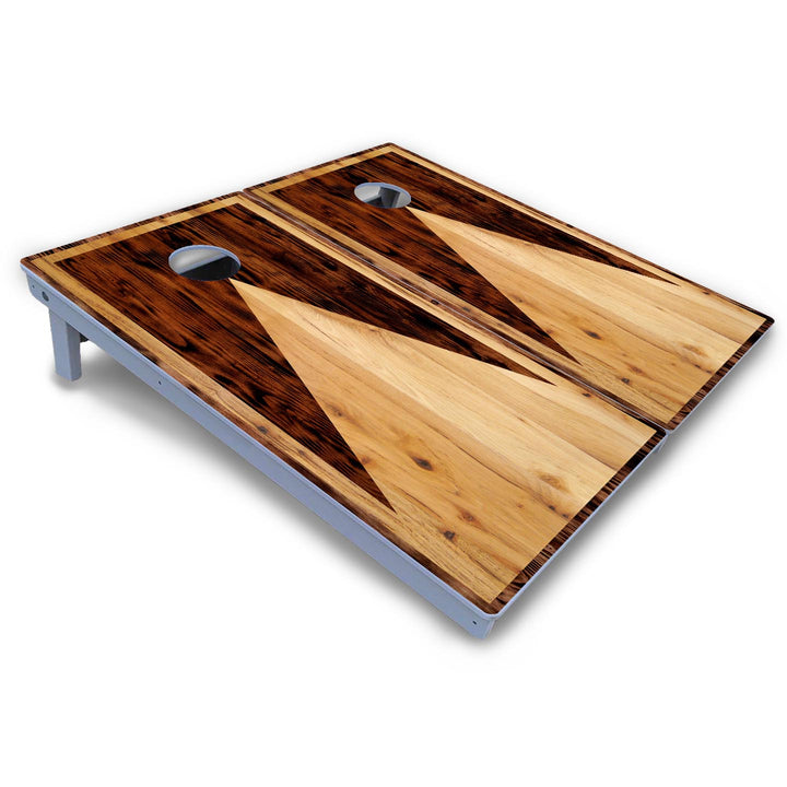 Wooden Triangle Cornhole Boards - All Weather Series