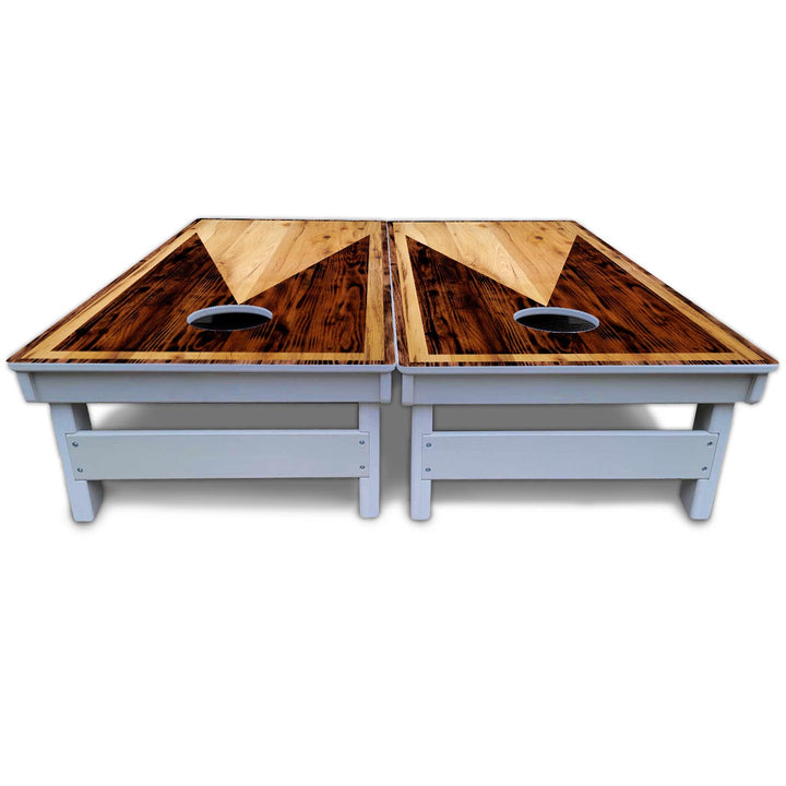 Wooden Triangle Cornhole Boards - All Weather Series