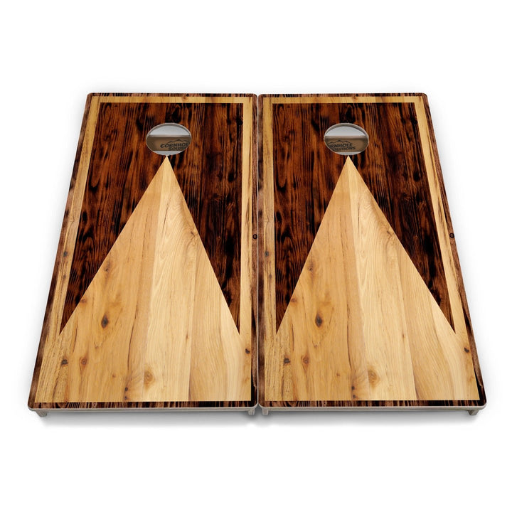 Wooden Triangle Cornhole Boards – Tournament Series