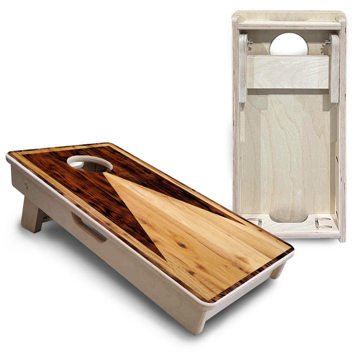 Wooden Triangle - Mini or Vacation Size Cornhole Boards