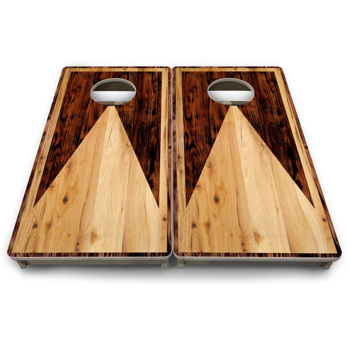 Wooden Triangle - Mini or Vacation Size Cornhole Boards