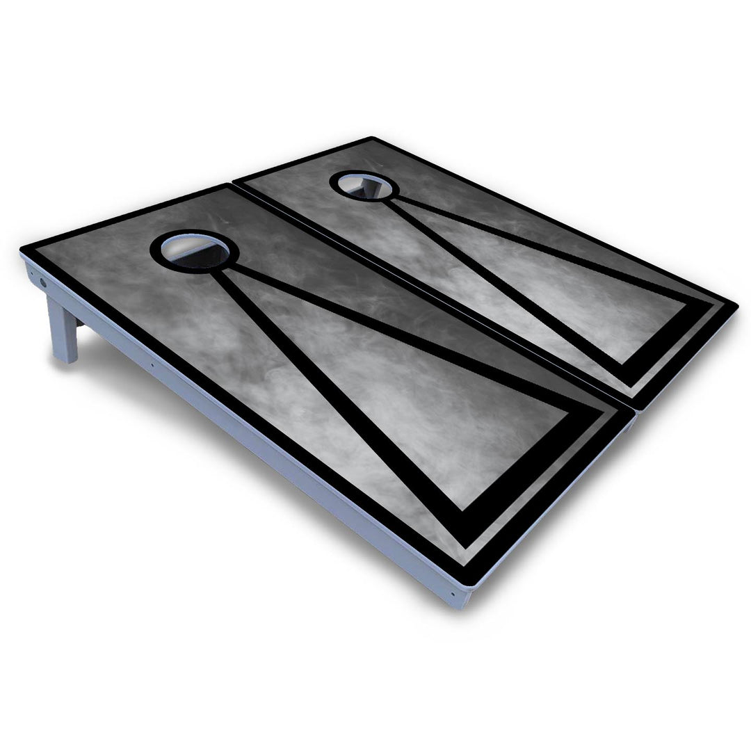 Smoke Triangle Cornhole Boards - All Weather Series