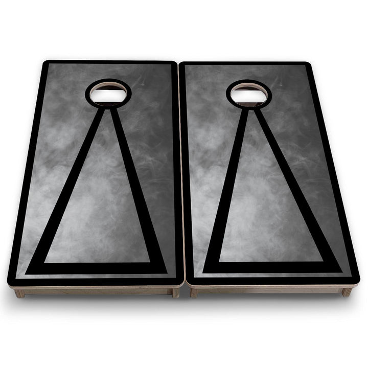 Smoke Triangle - Mini or Vacation Size Cornhole Boards