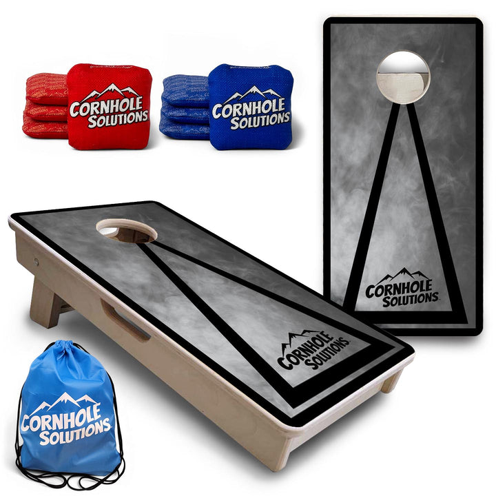 Smoke Triangle CS Logo - Mini or Vacation Size Cornhole Boards