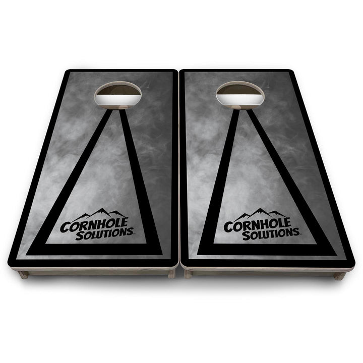 Smoke Triangle CS Logo - Mini or Vacation Size Cornhole Boards