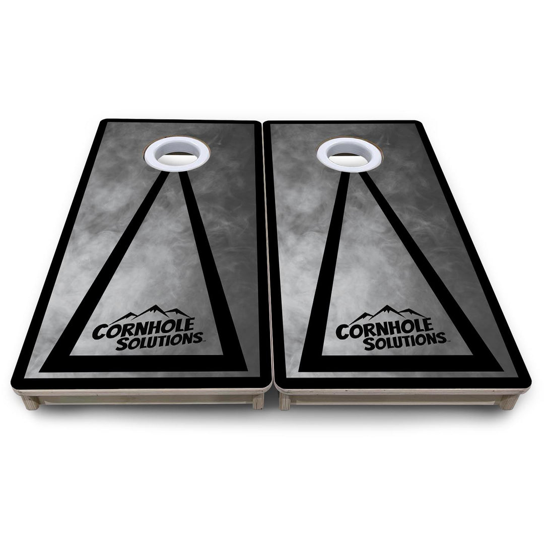 Smoke Triangle CS Logo - Mini or Vacation Size Cornhole Boards