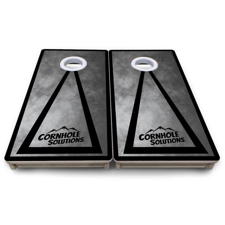 Smoke Triangle CS Logo - Mini or Vacation Size Cornhole Boards