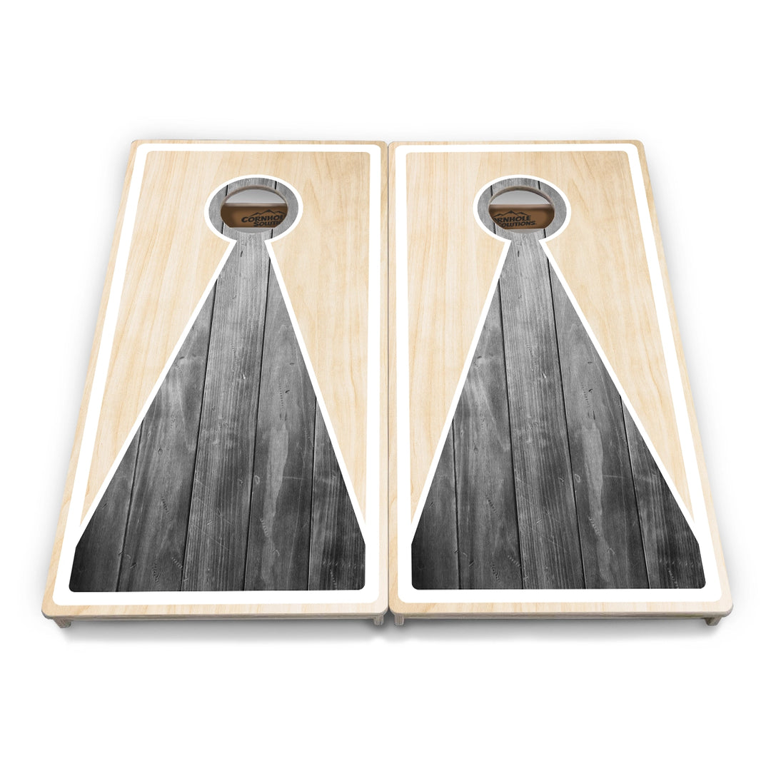 Natural Keyhole Cornhole Boards – Tournament Series