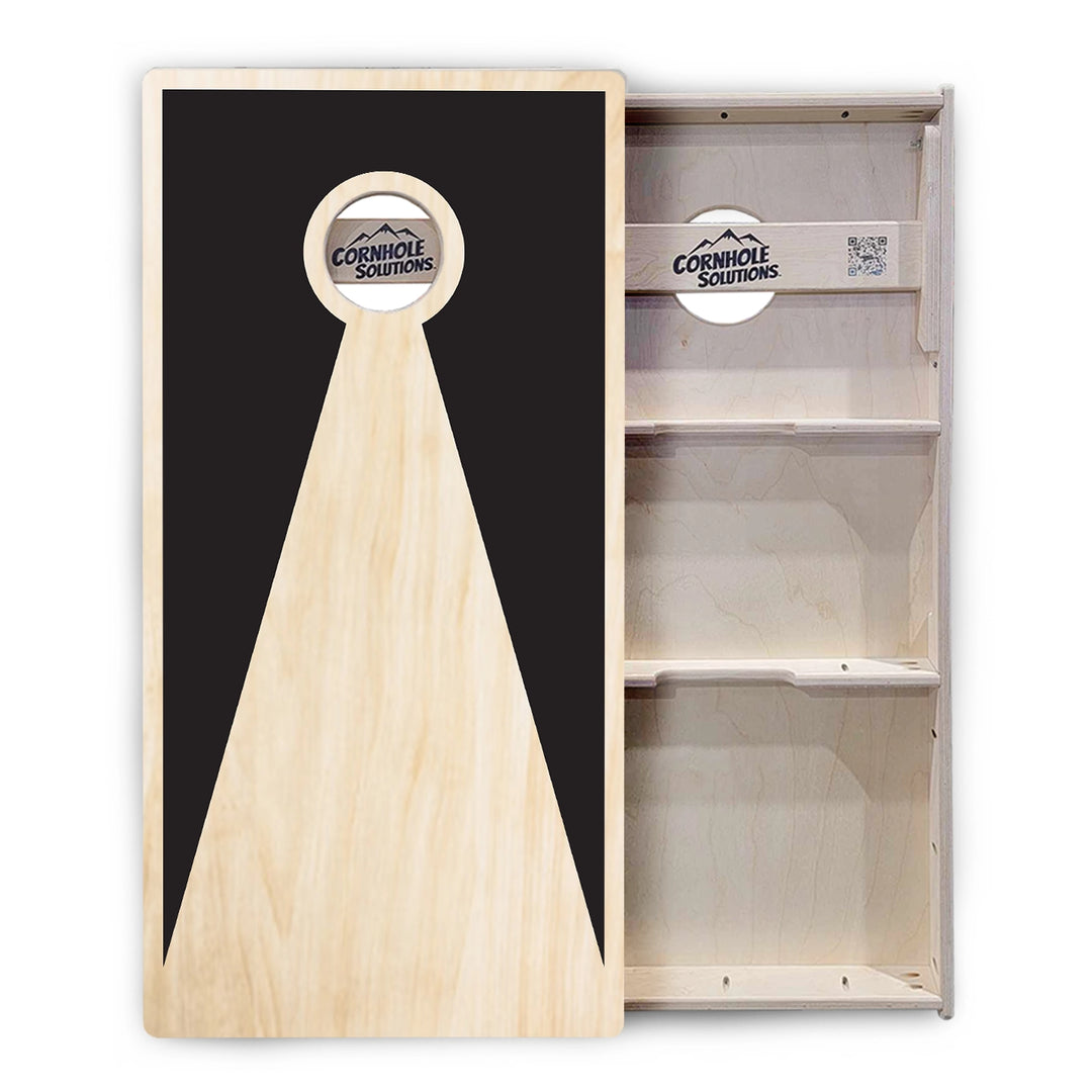 Natural Keyhole Cornhole Boards – Tournament Series