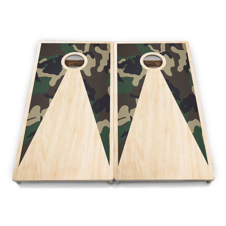 Natural Keyhole Cornhole Boards – Tournament Series