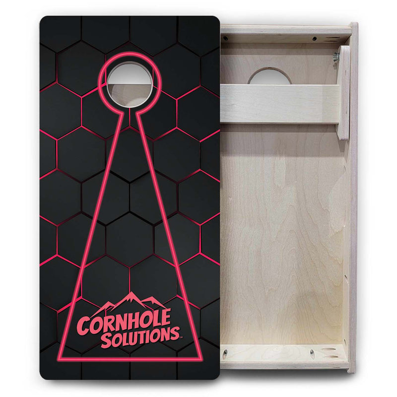 Vacation Cornhole Boards - Neon Nightfall