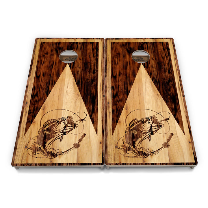 Wooden Fish Cornhole Boards – Tournament Series