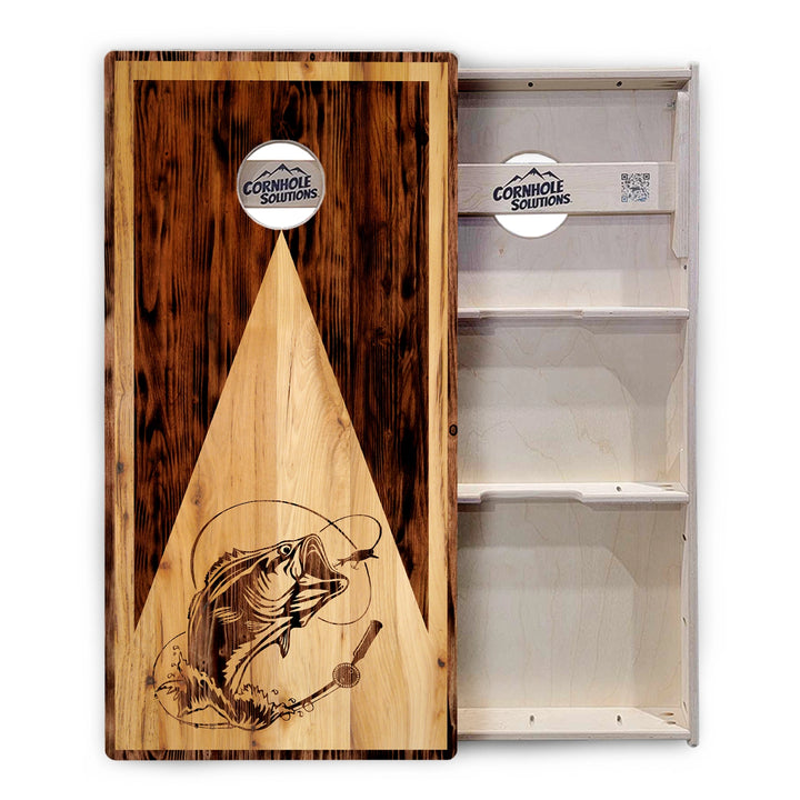 Wooden Fish Cornhole Boards – Tournament Series