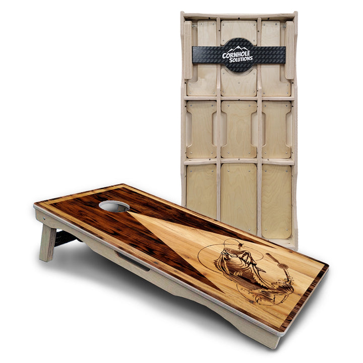 Wood Fish Cornhole Boards – Pro Lite or Pro Elite