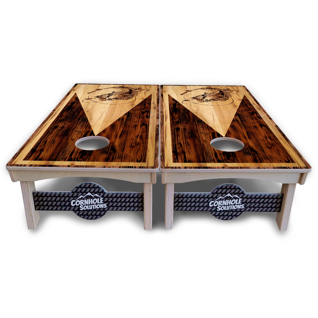 Wood Fish Cornhole Boards – Pro Lite or Pro Elite