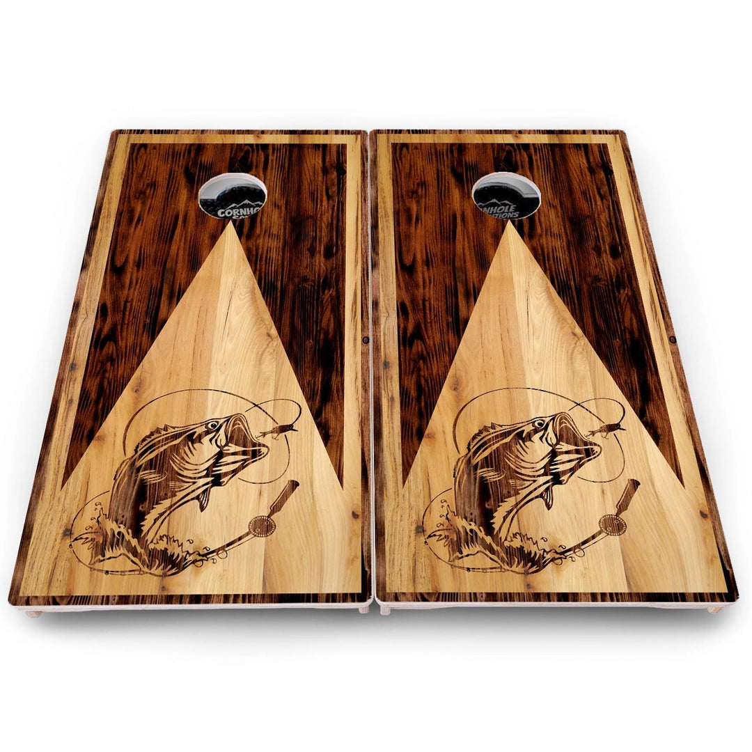 Wood Fish Cornhole Boards – Pro Lite or Pro Elite