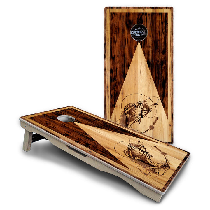 Wood Fish Cornhole Boards – Pro Lite or Pro Elite
